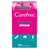 Carefree Breathable Pantyliners With Cotton Extract