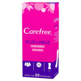 Carefree Plus Large Light Scent Pantyliners   20 per pack