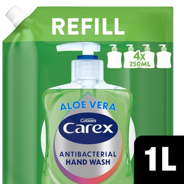 Carex Aloe Vera Antibacterial Handwash Refill   1L