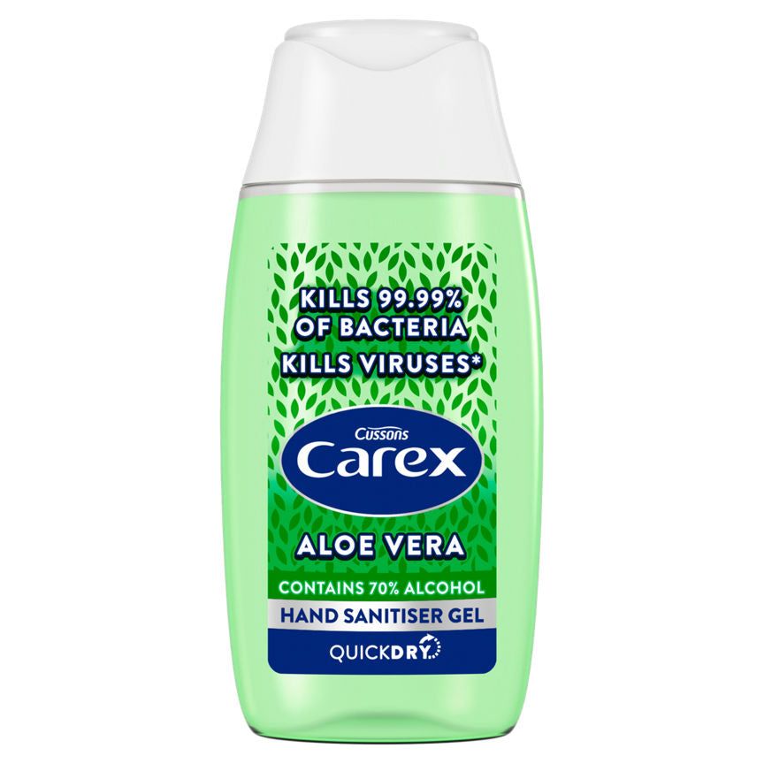 Carex Antibacterial Hand Sanitiser Gel Aloe Vera