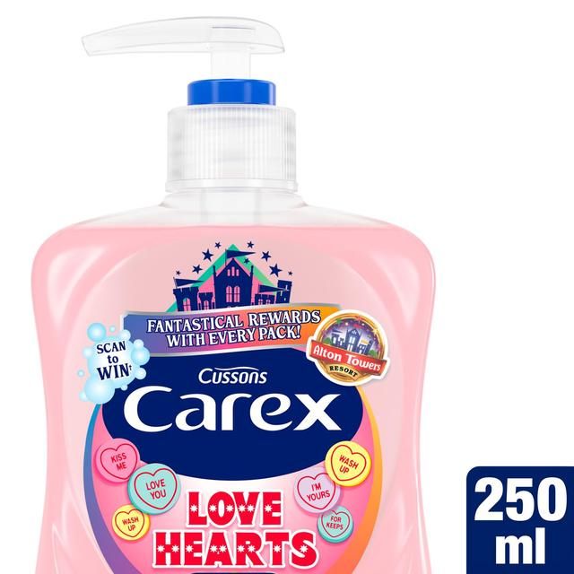 Carex Fun Editions Love Hearts Antibacterial Handwash   250ml