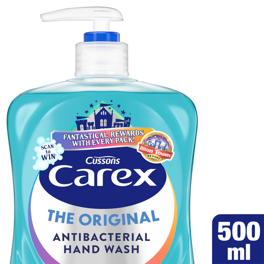 Carex Original Antibacterial Gentle & Effective Liquid Hand Wash Soap 500ml