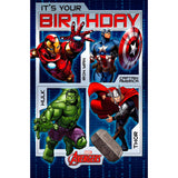 Carlton Happy Birthday Card Disney Marvel Avengers Greeting Card