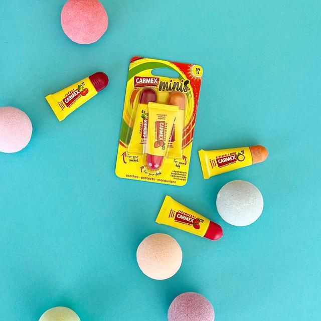 Carmex Mini Lip Balm 3 Pack SPF15   3 x 5g