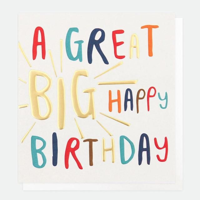 Caroline Gardner A Great Big Happy Birthday Card