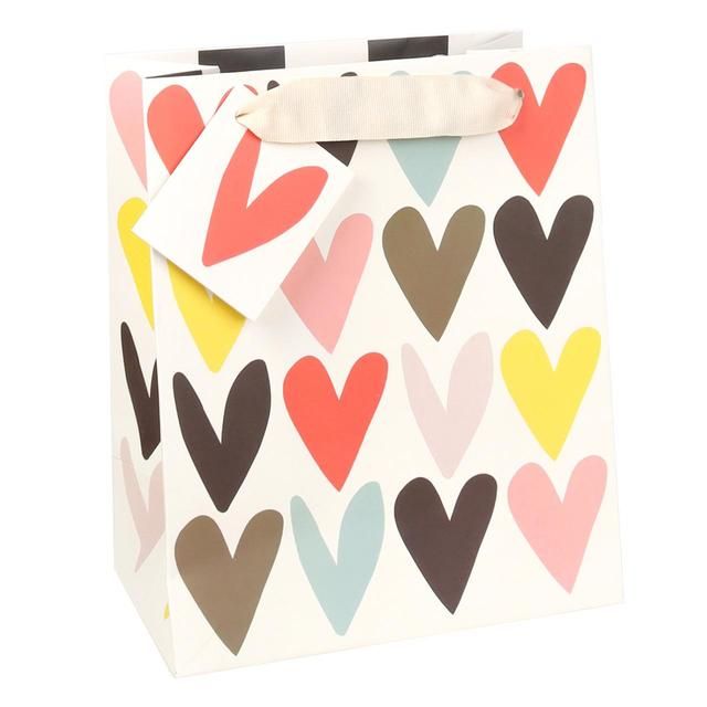 Caroline Gardner Hearts Medium Gift Bag