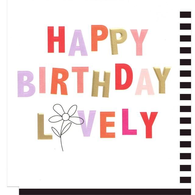 Caroline Gardner Lovely Birthday Card