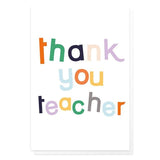 Caroline Gardner Thank You Teacher Card Pack   10 per pack