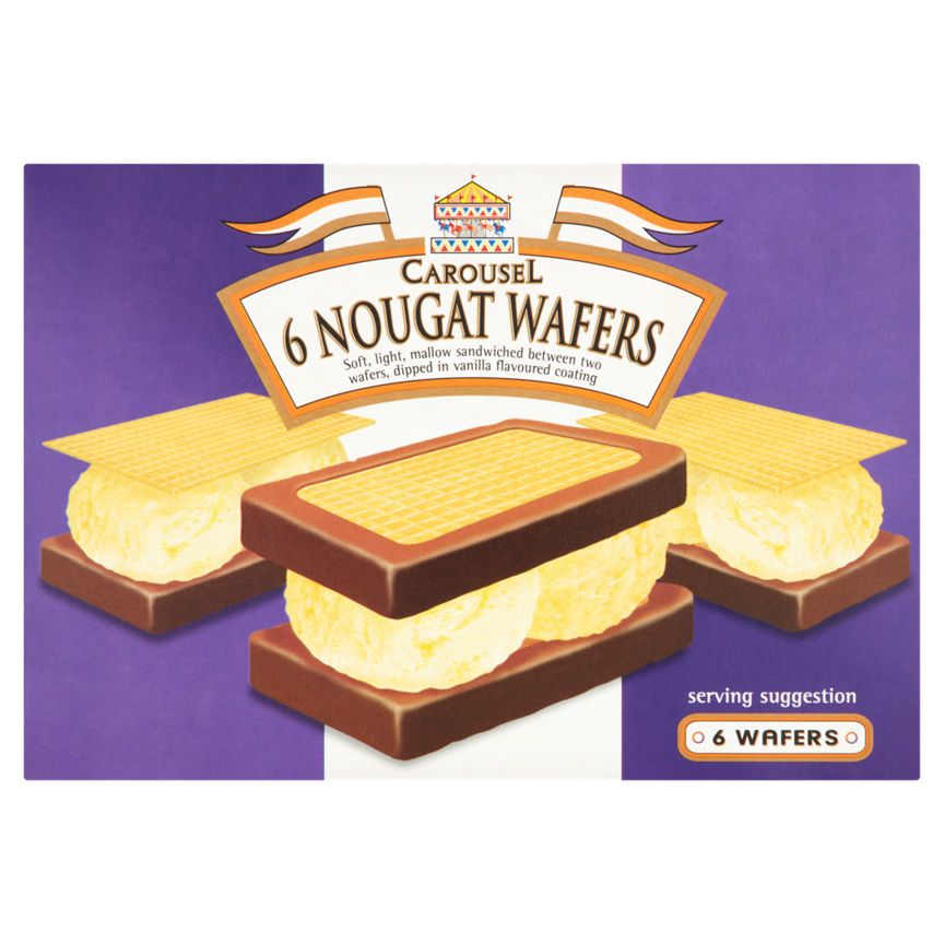 Carousel 6 Nougat Wafers