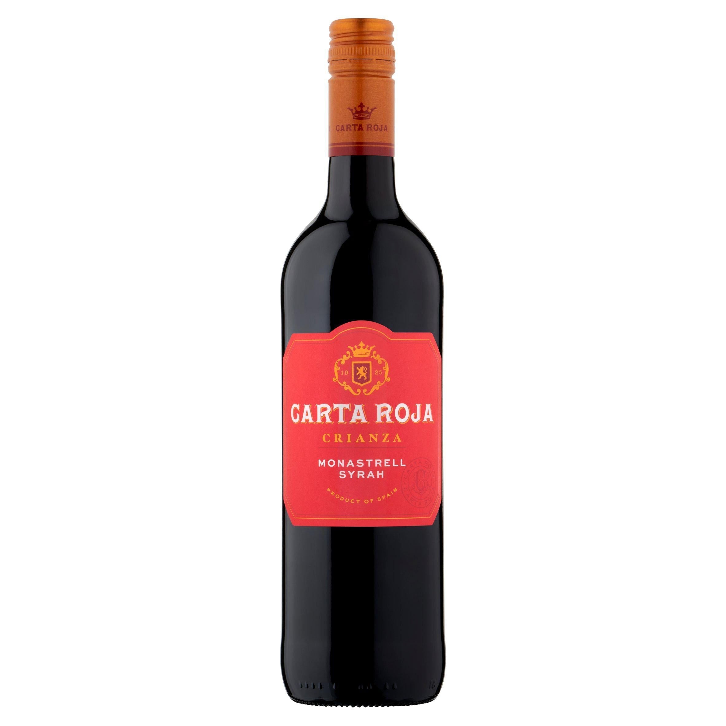 Carta Roja Crianza Monastrell Syrah 75cl