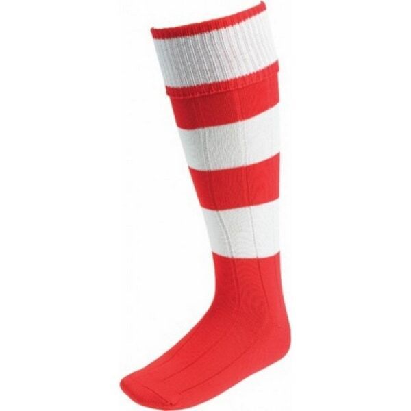 Carta Sport Kids Euro Ankle Socks (3-6) Scarlet Red/White