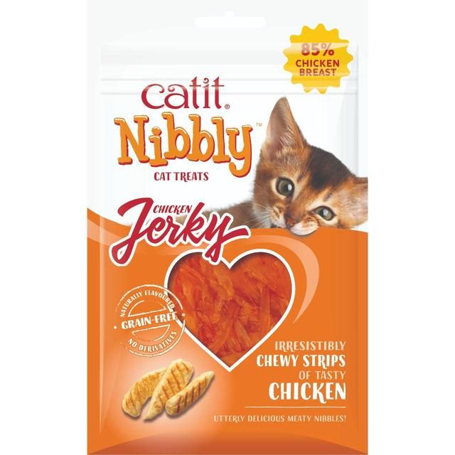 Catit Nibbly Jerk Chicken Cat Treat   30g