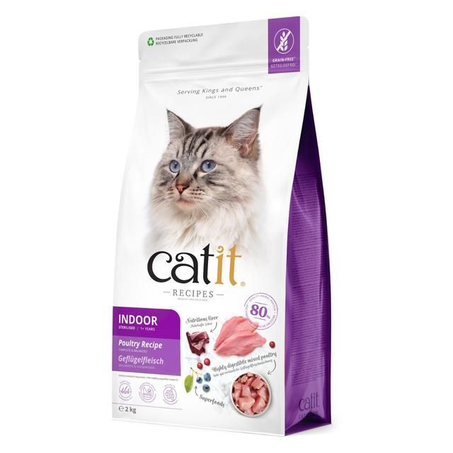 Catit Recipes Dry Adult Indoor   2kg