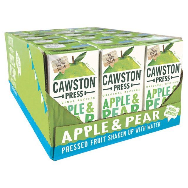 Cawston Press Apple and Pear Juice   18 x 200ml