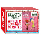 Cawston Press Apple &amp;amp; Summer Berries Juice   3 x 200ml