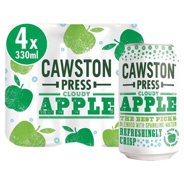 Cawston Press Sparkling Cloudy Apple   4 x 330ml