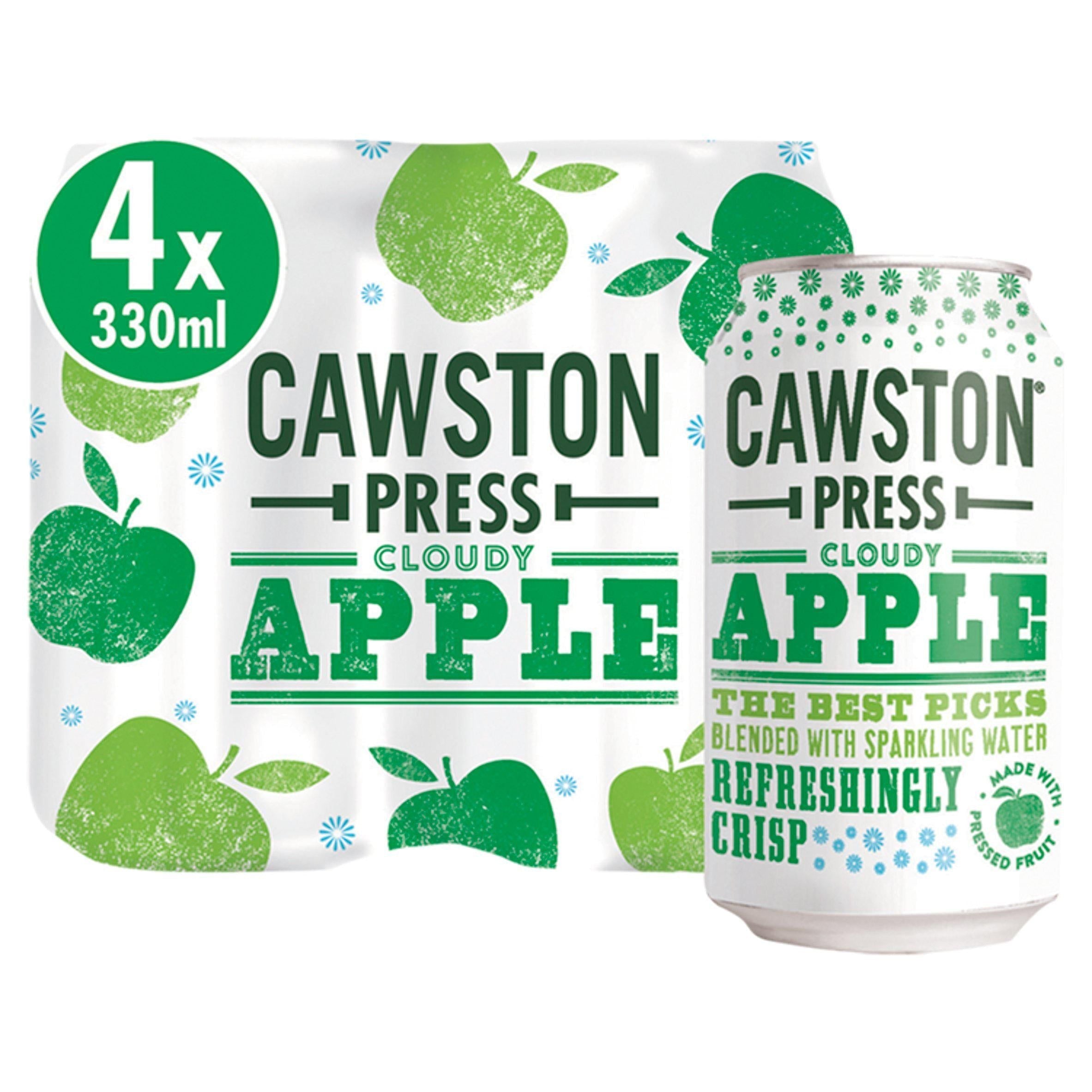 Cawston Press Sparkling Cloudy Apple 4x330ml