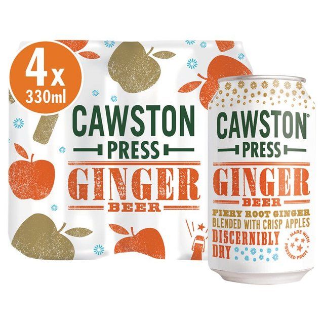 Cawston Press Sparkling Ginger Beer   4 x 330ml