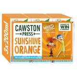 Cawston Press Sunshine Orange Juice Drink   3 x 200ml