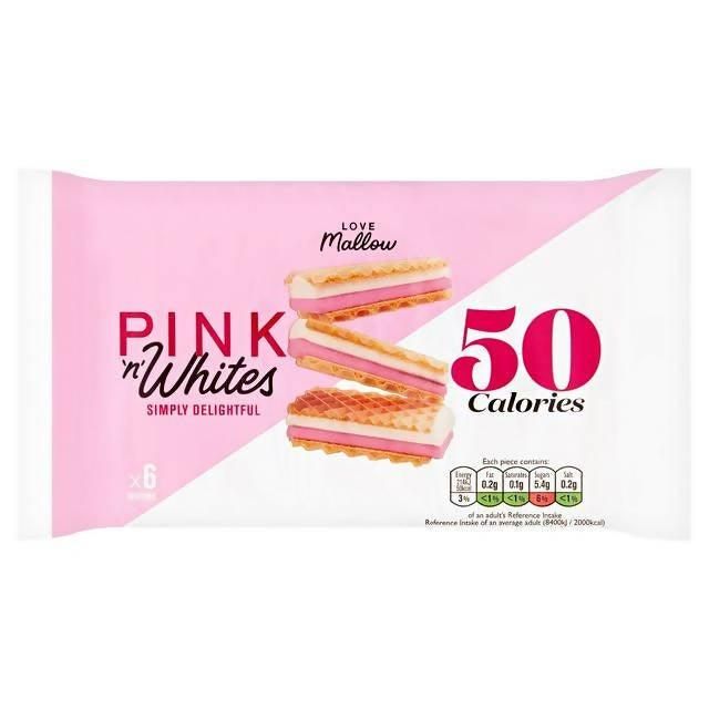 Caxton Pink &amp;amp; White Wafers 85g