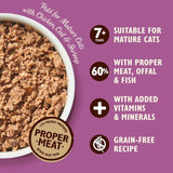 Lily's Kitchen Chicken & Cod with Shrimp Pate for Mature Cats   85g