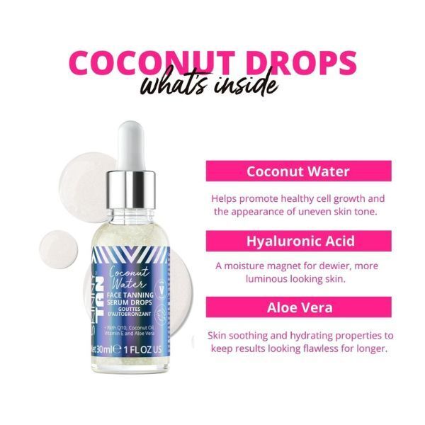 Skinny Tan Coconut Water Self Tan Face Drops 30Ml GOODS Superdrug   