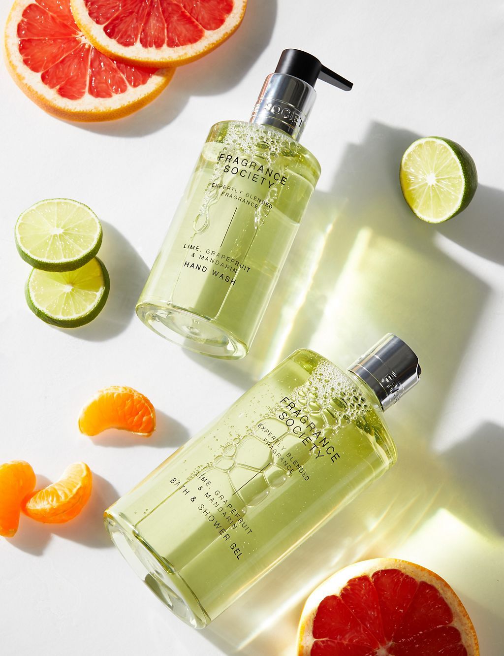 Lime, Grapefruit & Mandarin Hand Wash 265ml Shower, Bath & Hand Hygiene M&S   