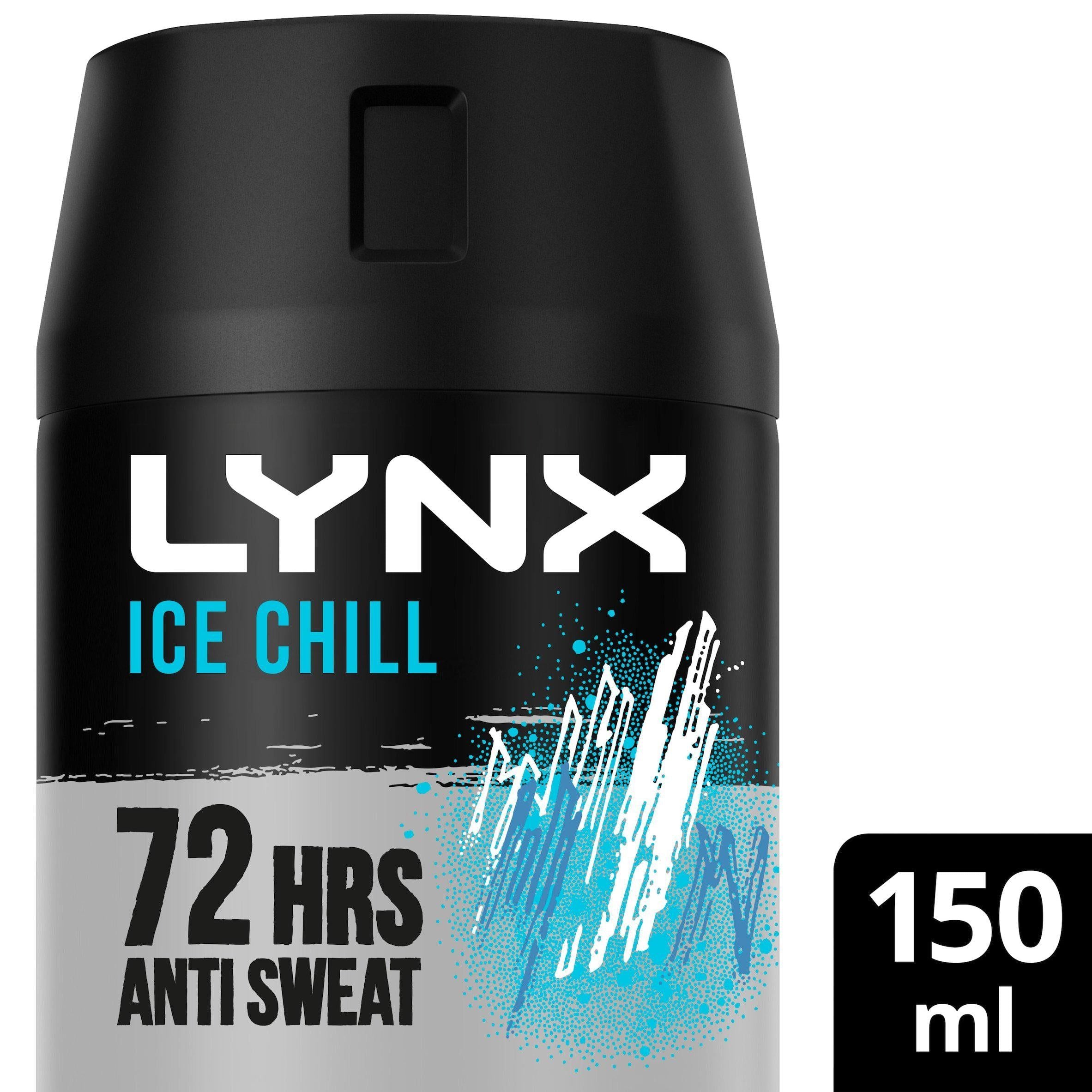 Lynx Ice Chill Anti-perspirant Deodorant Spray for Men 150ml deodorants & body sprays Sainsburys   