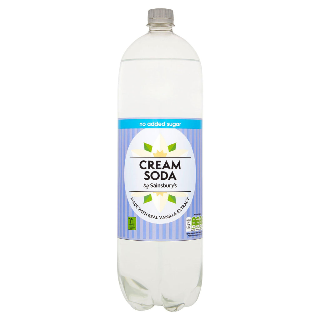 Sainsbury's Diet Cream Soda, No Added Sugar 2L