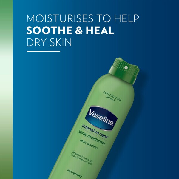 Vaseline Intensive Care Spray Moisturiser Aloe Soothe 190ml GOODS Superdrug   