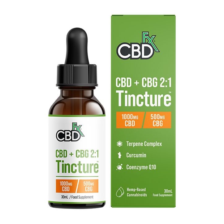 CBDfx 1000mg CBD/500mg CBG Oil 30ml