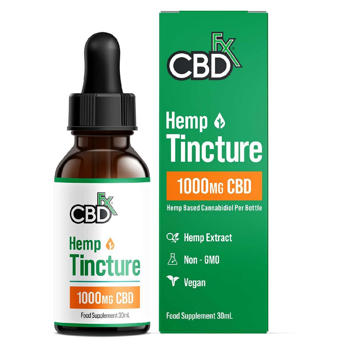 CBDfx CBD Oil 1000mg Unflavoured - 30ml