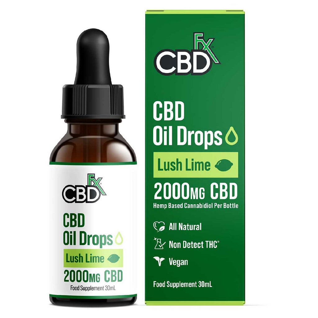 CBDfx CBD Oil 2000mg Lush Lime - 30ml