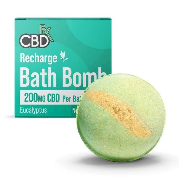 CBDfx Recharge Bath Bomb - 200mg CBD