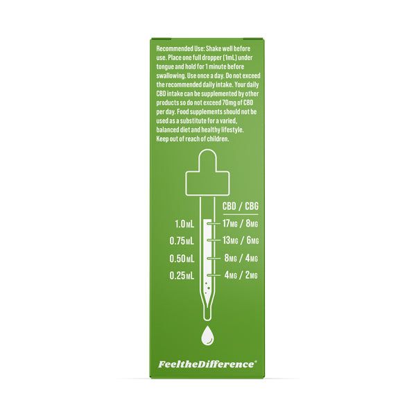 CBDfx Wellness 2:1 Oil Drops - 500mg CBD/250mg CBG