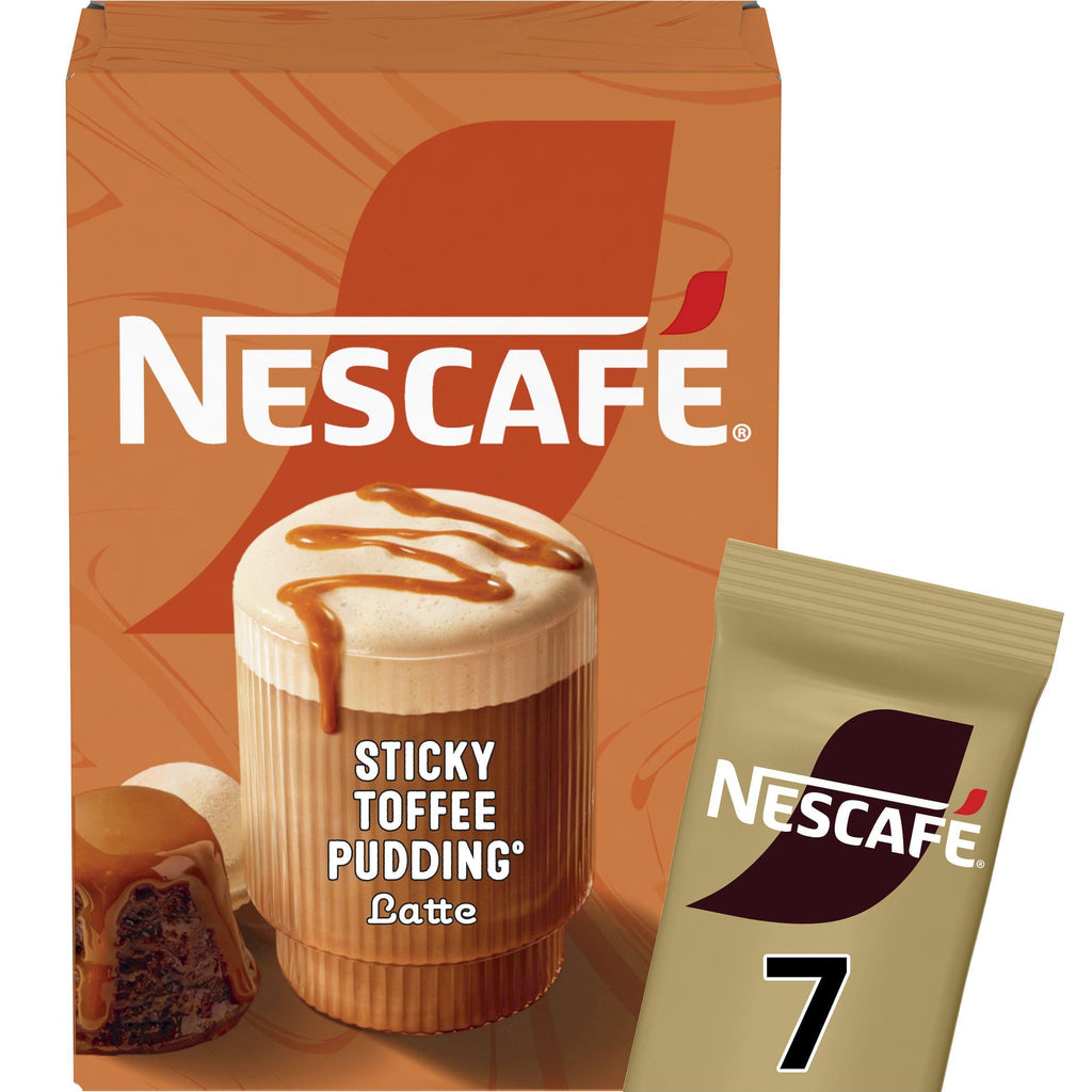 Nescafé Gold Sticky Toffee Pudding Latte Sachets 7x20g