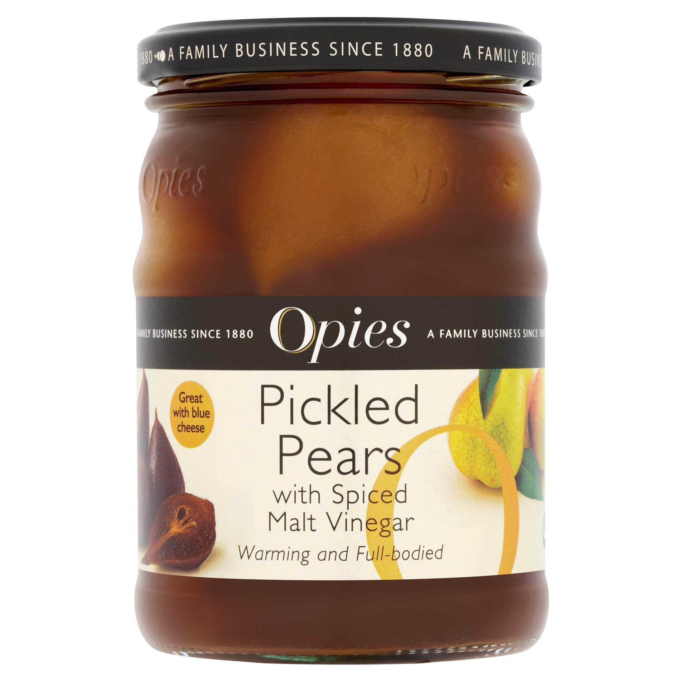 Opies Pickled Pears with Spiced Malt Vinegar 390g GOODS Sainsburys   