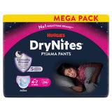 Huggies DryNites Pyjama Pants for Bedwetting Age 4-7 17-30kg Mega Pack x26