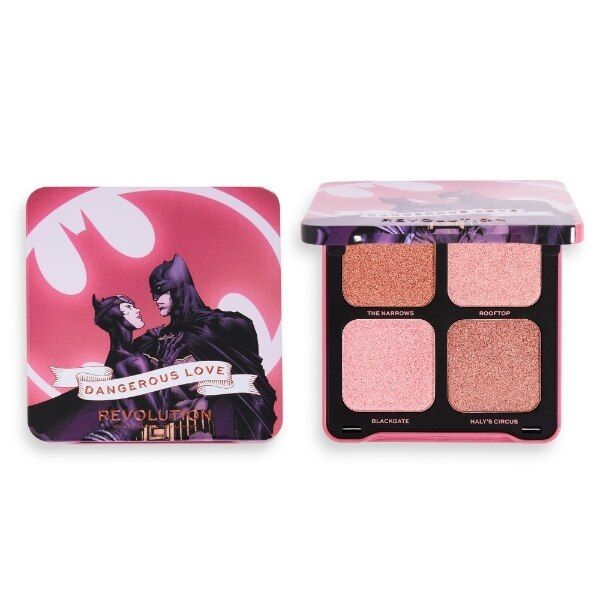 Revolution X Dc Dangerous Love Highlighter Quad GOODS Superdrug   