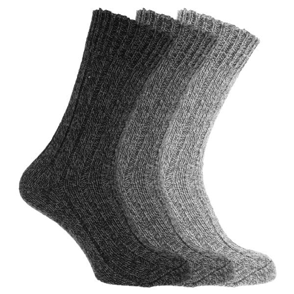 Mens Wool Blend Boot Socks (Pack Of 3) (UK Shoe 6-11)