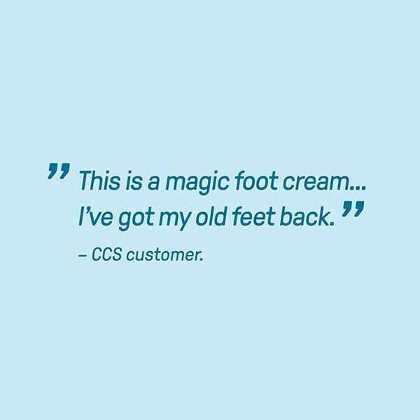 CCS Foot Care Cream for Dry and Callused Feet 175 ml