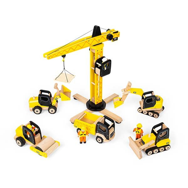 Tidlo Wooden Tower Crane Toy