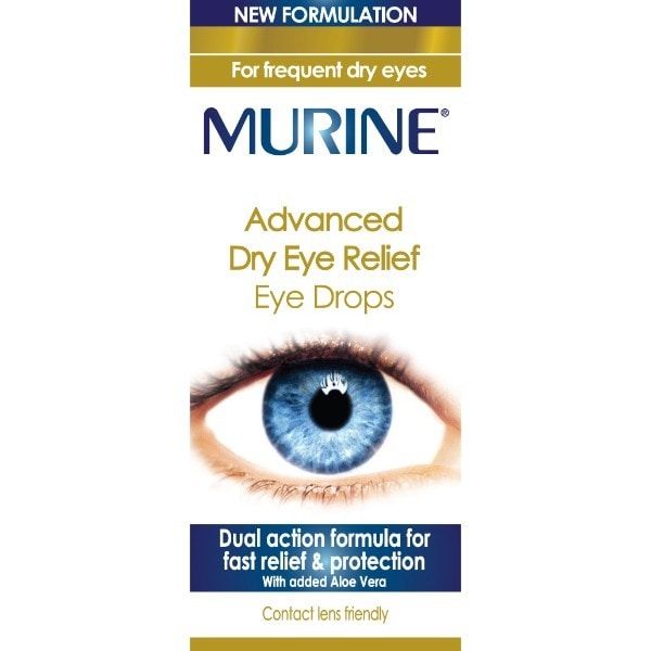 Murine Advanced Dry Eye Relief Eye Drops 10ml GOODS Superdrug   