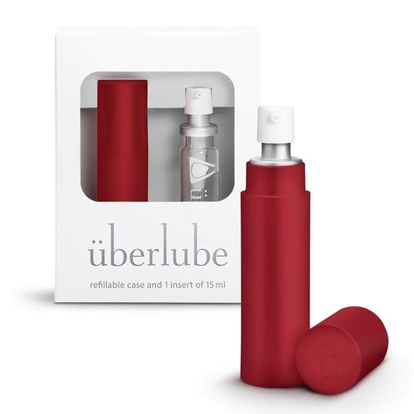 Uberlube Silicone Lubricant Good-to-Go Traveler Set GOODS Superdrug Red  