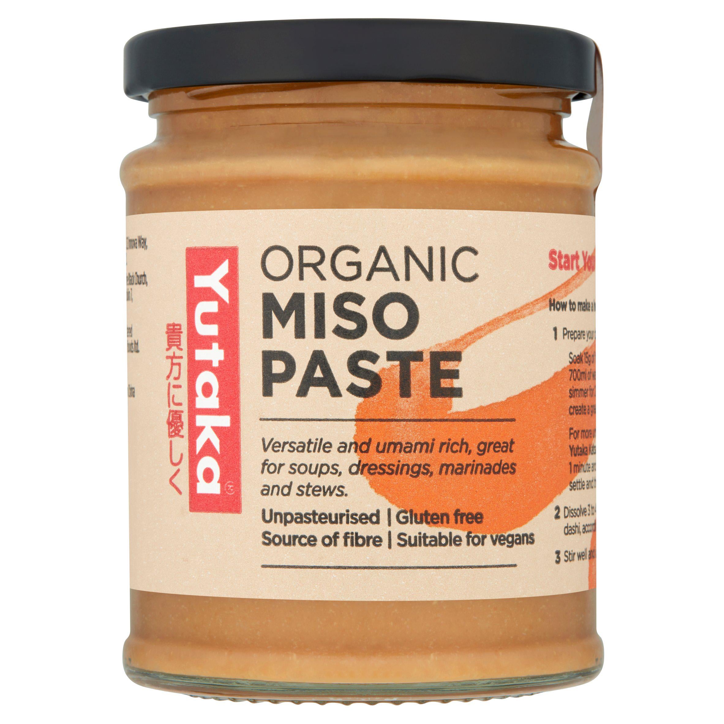 Yutaka Organic Miso Paste 300g Soups Sainsburys   