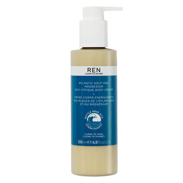 REN Skincare Kelp & Magnesium Anti-Fatigue Body Cream 200ml