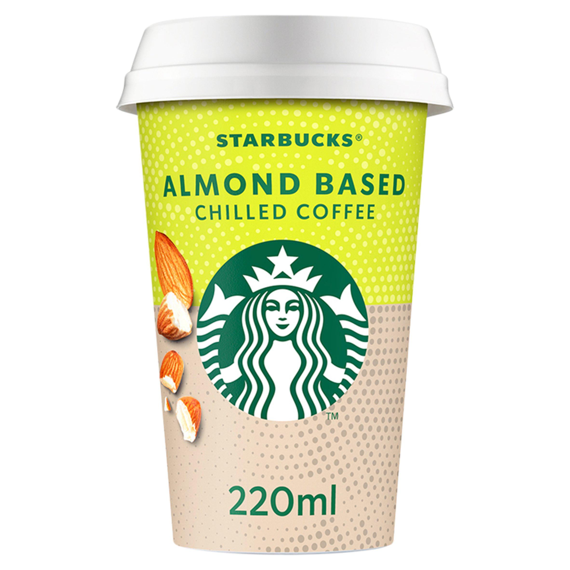 Starbucks Almond Based Iced Coffee, Plant-Based Drink 220ml All juice & smoothies Sainsburys   