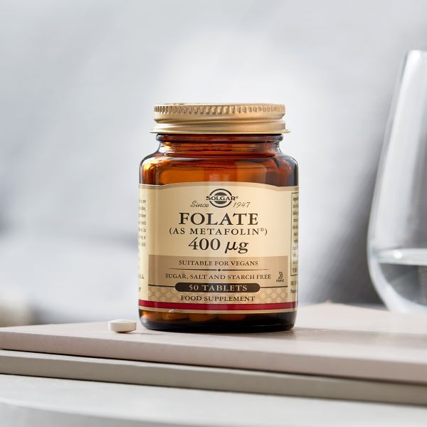 Solgar - Folate 400 g (As Metafolin®) - 50 Capsules