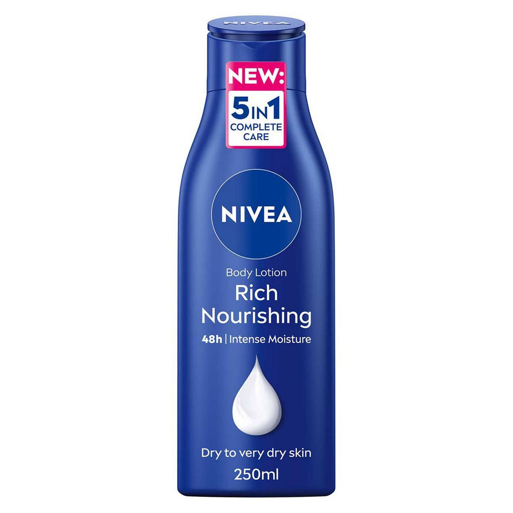 NIVEA Rich Nourishing Body Lotion for Dry Skin, 250ml