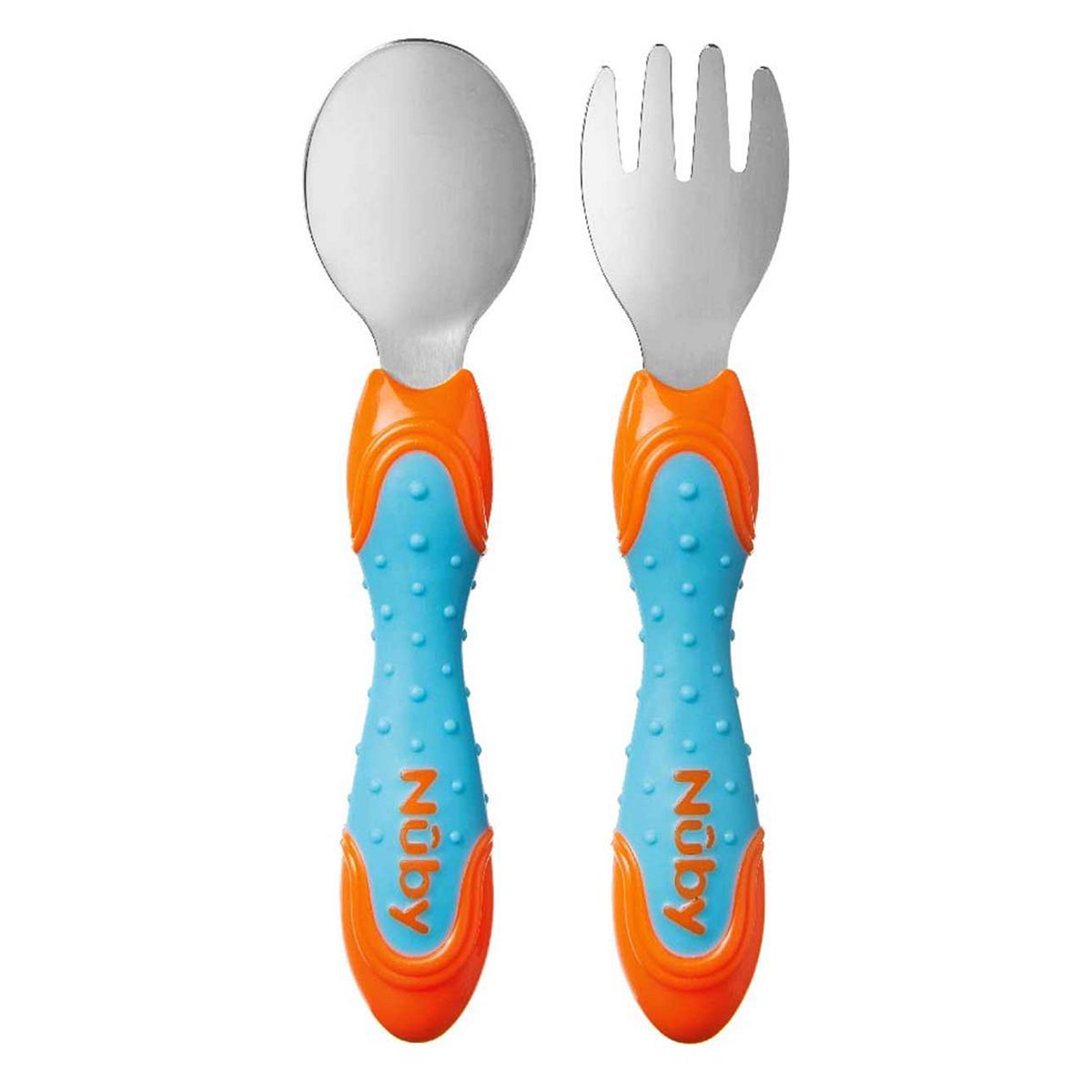 Nuby Stainless Steel Cutlery Set - 12m+ GOODS Boots   